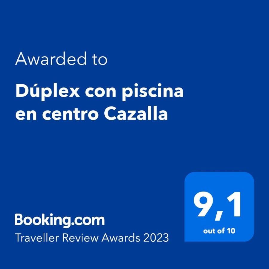 Duplex Con Piscina En Centro Cazalla Cazalla de la Sierra Bagian luar foto
